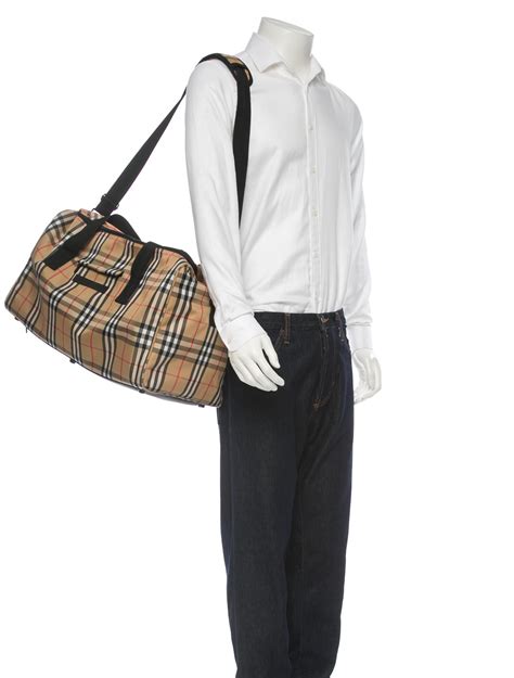 burberry golf duffle bag|authentic Burberry duffle bag.